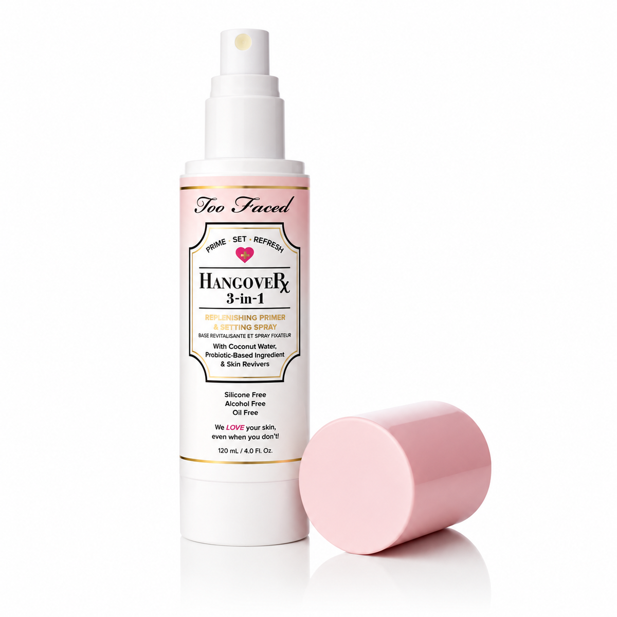 TOO FACED (PRIMER + SPRAY FIJADOR) HANGOVER 3-IN-1