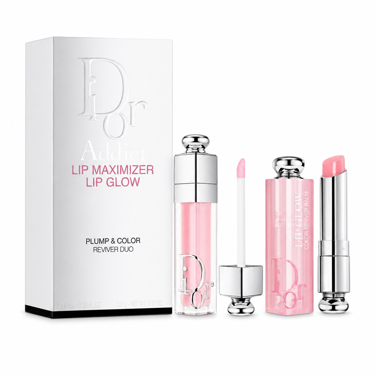 DIOR (DÚO LABIAL) LIP GLOW PINK PROMISE